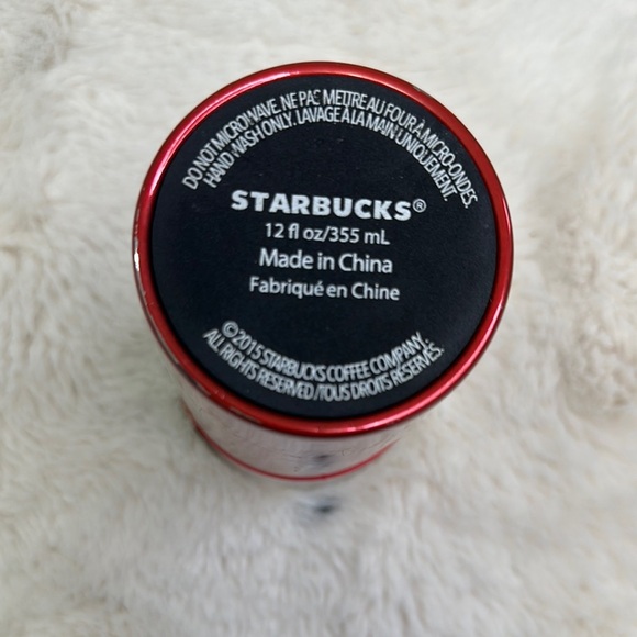 Starbucks Red Tumbler with White Lid - Picture 3 of 7